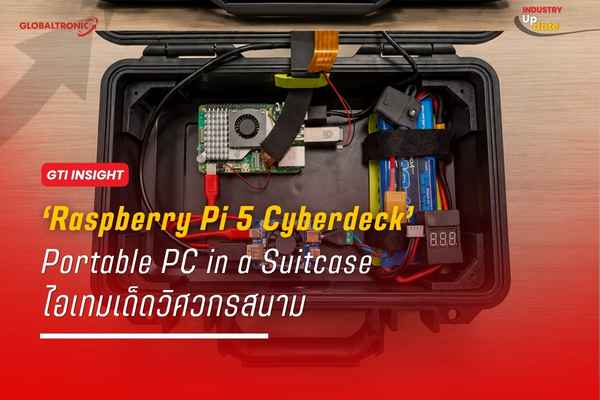 Raspberry Pi Cyberdeck: คอมพิวเตอร์ DIY ในกระเป๋า